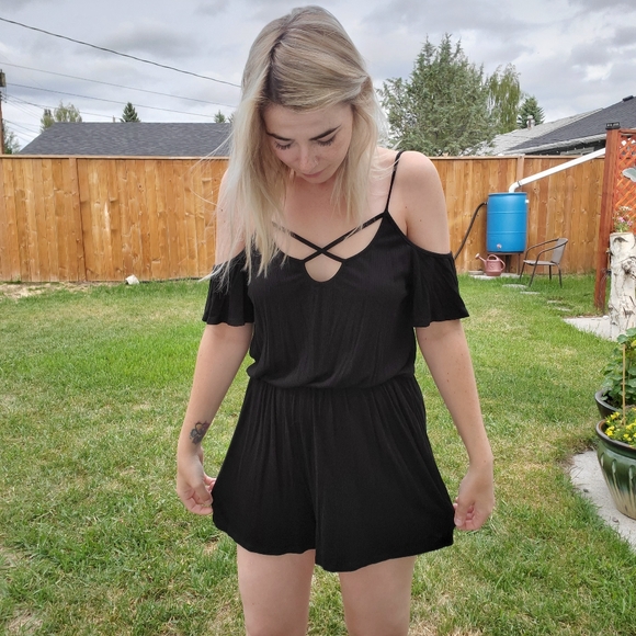 one clothing Pants - Black romper